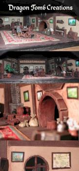 Hobbit Hole Diorama by DragonTombCreations