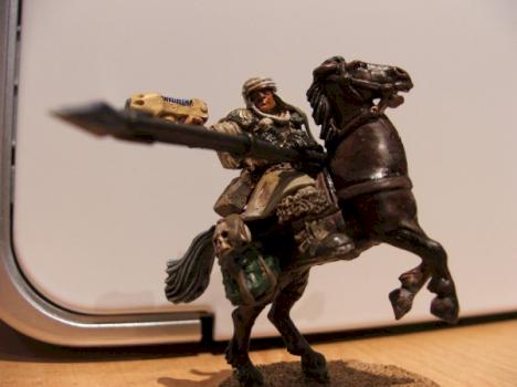 Tallarn Rough Rider Vet Sergeant by Vet Sergeant Leander