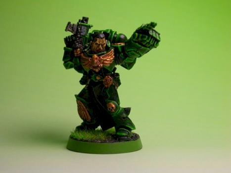 Space Marine Dark Angel Veteran Sergeant by Cyranc