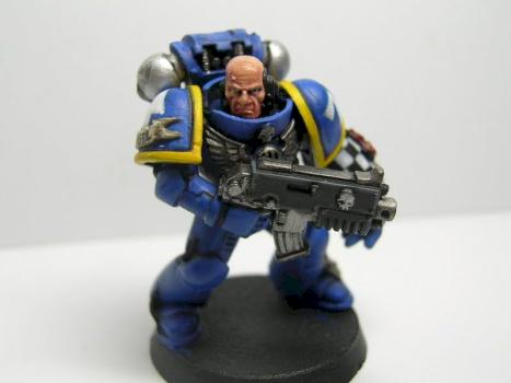 Ultramarines Veteran Sgt. by Warcrier