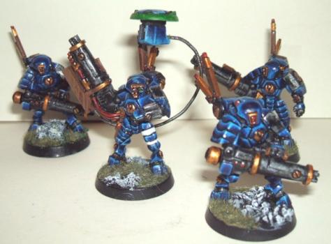 Tau XV15 Foxtrot Blue by weaponzero