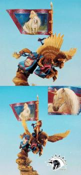 WARHAMMER Brtonnian Hero on Pegasus by rene