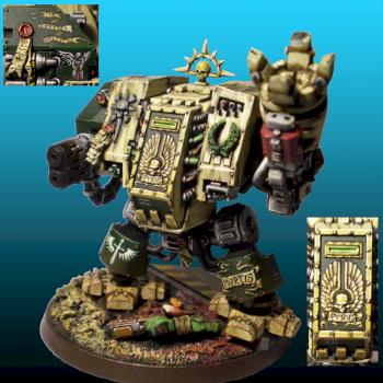 Deathwing venerable dreadnought Pyrus by craziivan