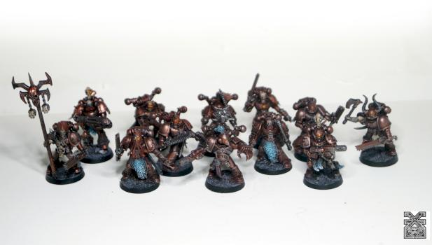 Khorne Chaos Space Marines by clive_is_great