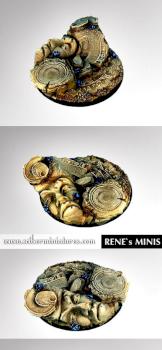 Egyptian Ruins 60 mm round base #1 by rene