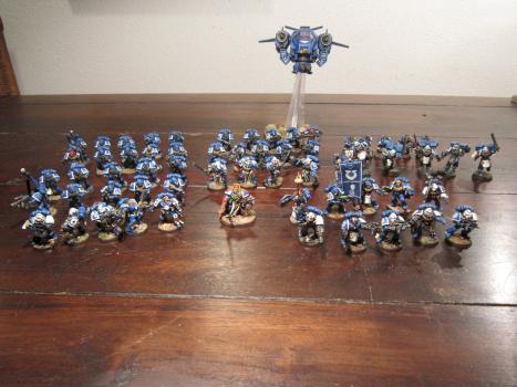 My Ultramarines Army by The Spanish Painter