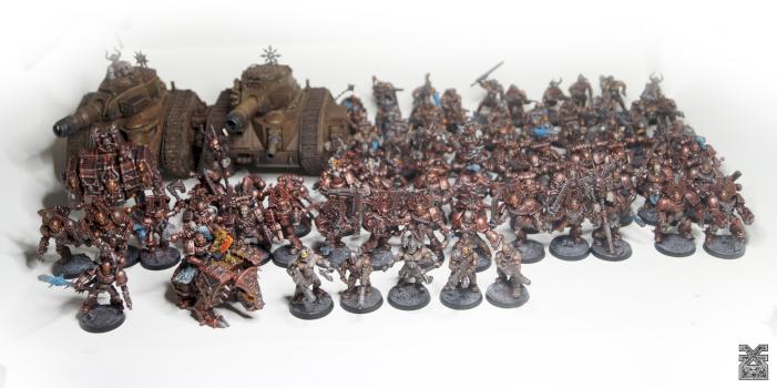 2,200 Point Blood Wolves Army by clive_is_great