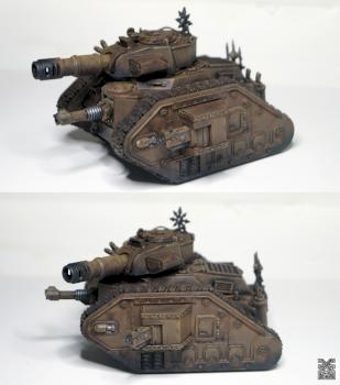 Traitor Guard Leman Russ Battle Tank by clive_is_great