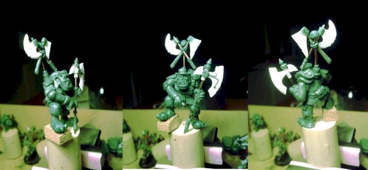 Blood axe Nob WIP by Troll kim