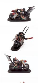 Dark Vengeance Ravenwing Bike Sergeant by Konrad Curze