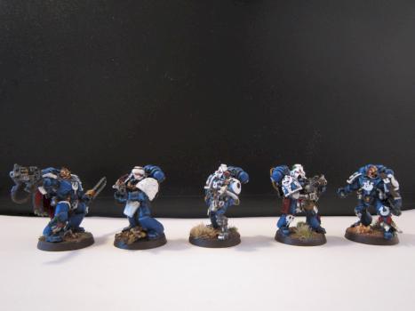 Ultramarines Sternguard squad by The Spanish Painter