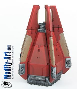 Blood Angels Drop Pod by MadFlyArtStudio