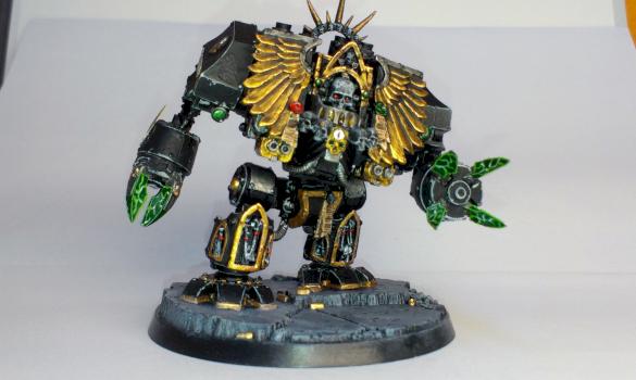 Flesh Tearers Chaplain Dreadnought by Carnarvon