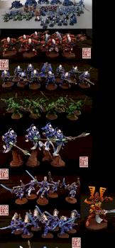 Eldars army by caiman