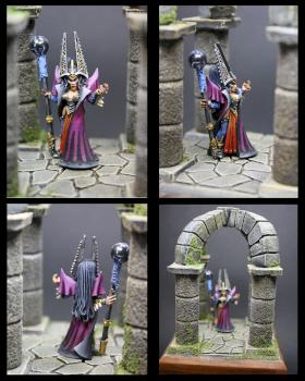 Dark Elf Sourceress by Duperat