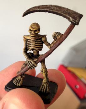 Hero Quest Skeleton (Front View) by wookstar101