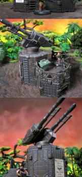 Anti-Aircraft Gun Emplacement by Studio Asgard