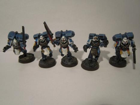 Ultramarines Vanguard squad by The Spanish Painter
