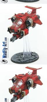 Blood Angels Stormtalon by MadFlyArtStudio