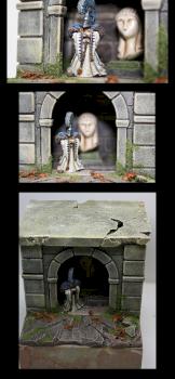 temple to the idol by Duperat