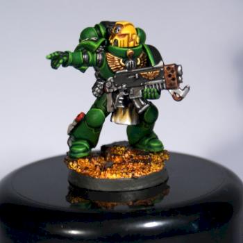Salamanders Space Marine Sergeant by h34dnotf0und