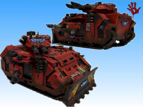 Blood Angels Predator Annhilator by mutogeno