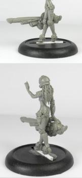 Killie - Female Soldier - 30 mm by Lafeenoirecreations