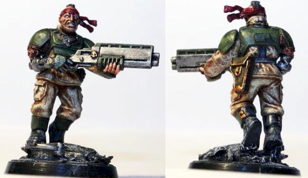 Imperial Guard Colonel 'Iron Hand' Straken :) by bepebka