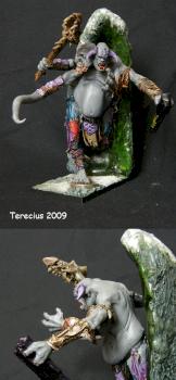 Chaos giant of slaanesh by Terecius