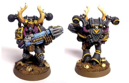 Chaos Space Marine by walles