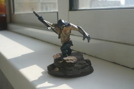 Cave Troll with Spear by mictian