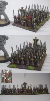 Warmaster (10mm) High Elf - 1st Spearmen by Guthwine