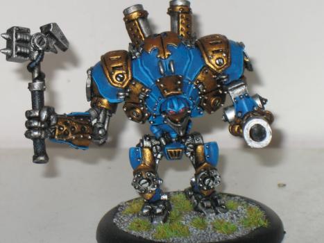 Defender Warjack, Cygnar, Warmachine by KettlesKeep