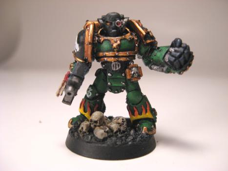 Space Marine Sergent in Mk II Armour by Machinator