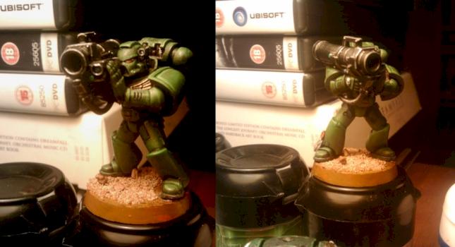 Space Marine - Rocket Launcher WIP by TomCo