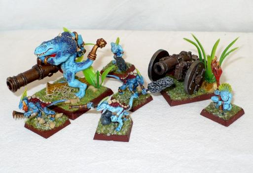Lizardmen artilery (DoW cannons) by vonzembol