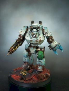 Death Guard Contemptor Dreadnought by Demonrich