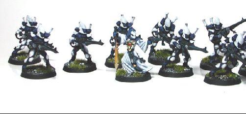 Eldar Guardian Squad by weina