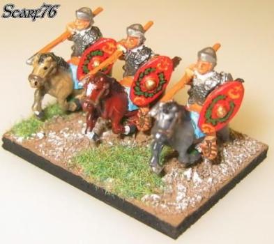 15mm Middle Imperial Roman Equites by scarf76