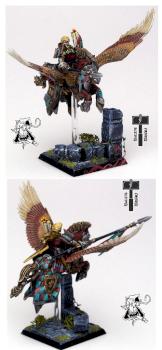 Bretonnian Hero on Pegasus by Purc