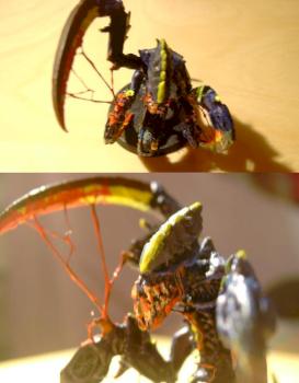 Tyranid Gore Ravener by Nuklearwaffel