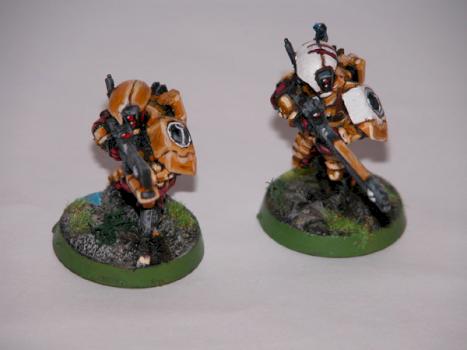 two Firewarriors by Manuel
