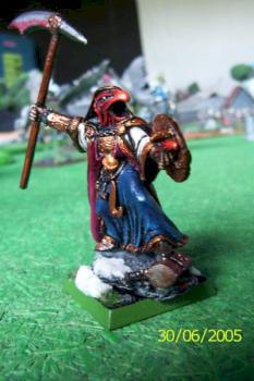 Champion of Tzeentch (front) by Quarion