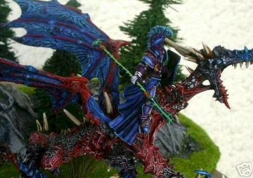 Tzeentch Chaos Lord auf Drache by Assurthaan