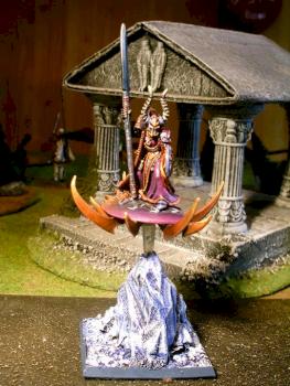 Chaos Tzeetch Lord auf Flugdämon by Assurthaan