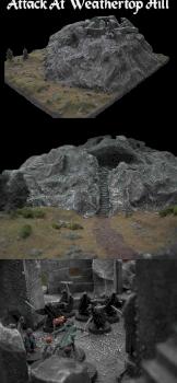 Attack at Weathertop Hill (lord of the rings) by DragonTombCreations