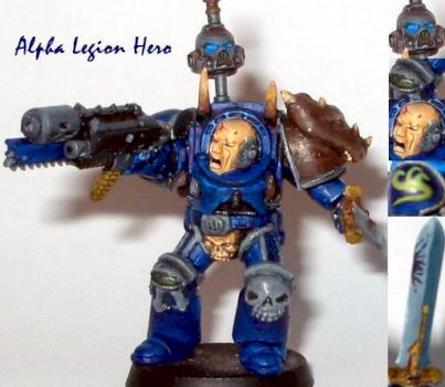 Alpha Legion Hero in Terminator armor by Blood raven7