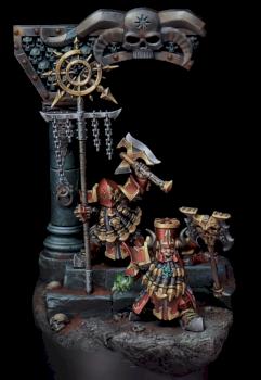 Chaos dwarves by Diddy_Miniatures