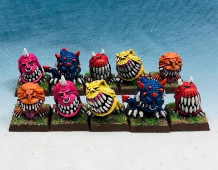 Orcs & Goblins Gnarly Cave Squigs by wargame