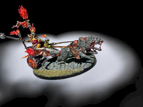 Age of Sigmar Snarlboss on War-Wheela by Vivi